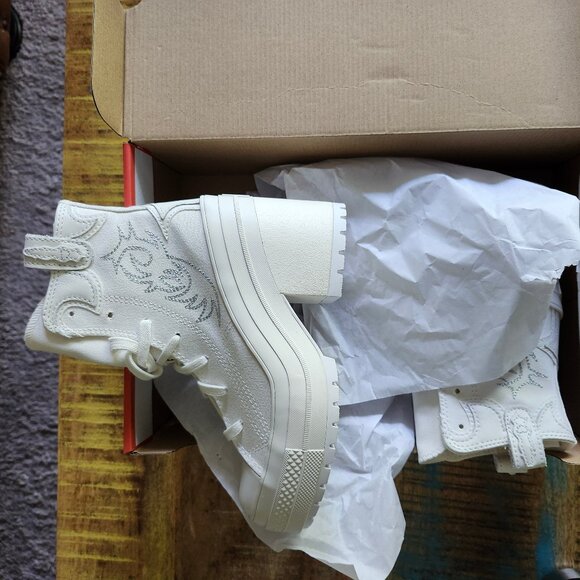 Converse Chuck 70 De Luxe Heel Western Hi Platform - Picture 1 of 5